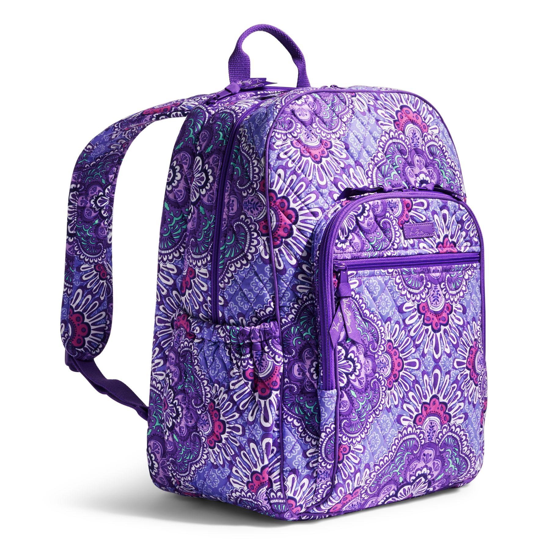 Lyst Vera Bradley Campus Laptop Backpack in Purple